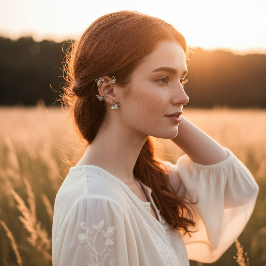 Boucles d'Oreilles Papillon Éclatantes™