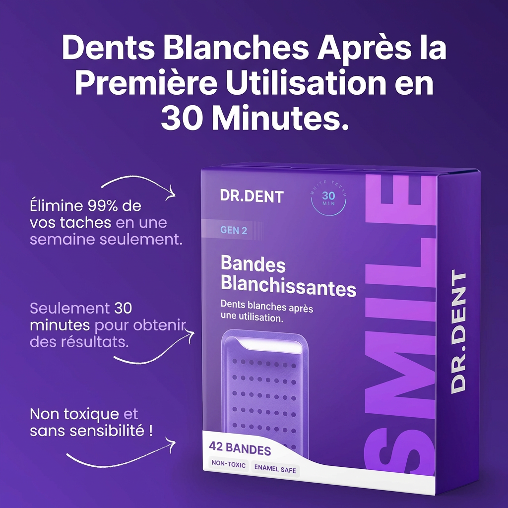 Bandes de blanchiment dentaire