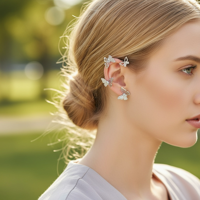 Boucles d'Oreilles Papillon Éclatantes™